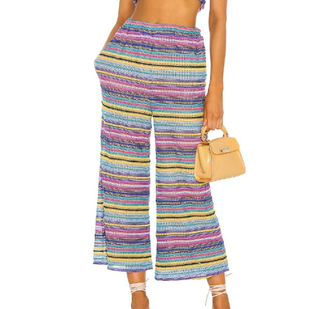 NWOT MAJORELLE Rebecca Pant in rainbow size small - Picture 1 of 6